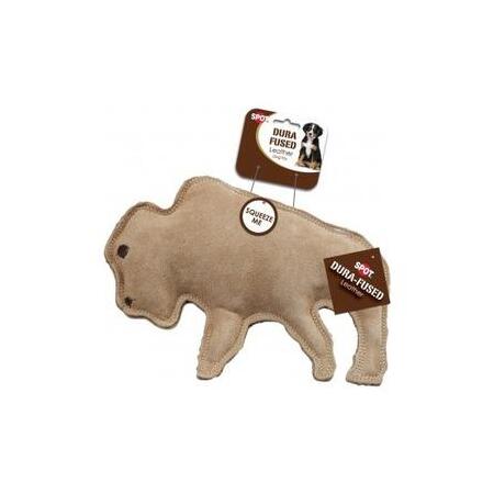 Ethical Dog Toy Dura Fused Leather & Jute Buffalo Large