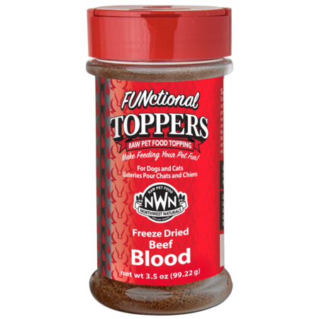 Northwest Naturals Dog Topper FD Functional Beef Blood 5.5 oz