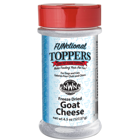 Northwest Naturals Dog Topper FD Functional Goat Cheese 5 oz