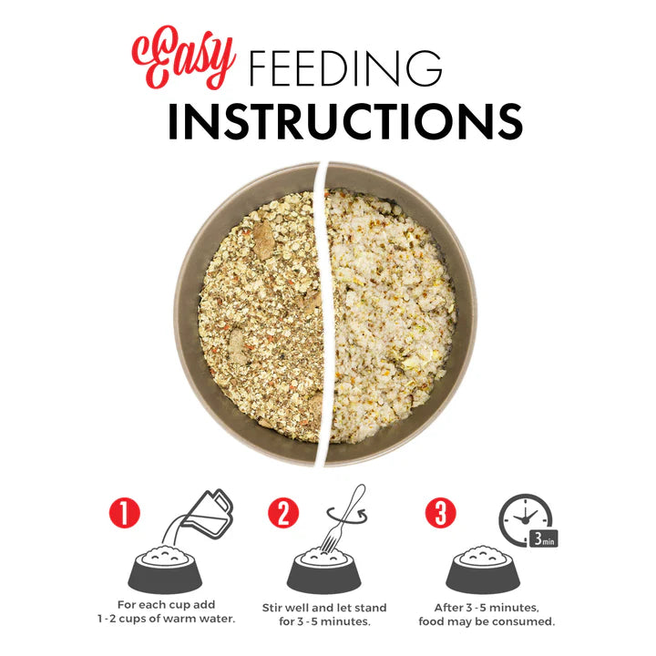 Grandma Lucy's 3 Bears Beef Freeze-Dried Dog Food, 1-lb