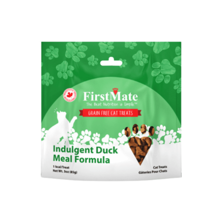 FirstMate Cat GF LID Treat Indulgent Duck 3 oz