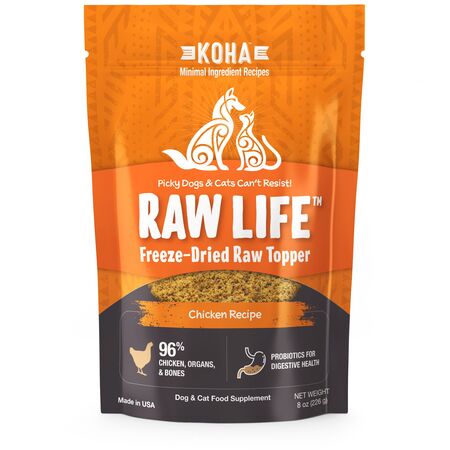 Koha Dog Food FD Raw Life Topper Chicken 8 oz