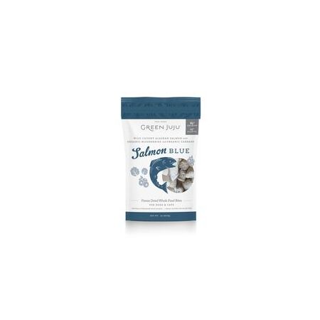 Green Juju Topper Dog/Cat FD Whole Food Bites Salmon Blue 3oz