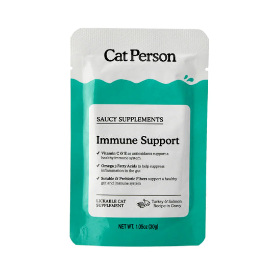 Weruva Cat Supplement Cat Person Wet Immune Support Turkey Salmon 1.05 oz