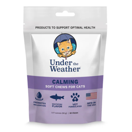 Under The Weather Cat Supplement Calming Chews 60 ct