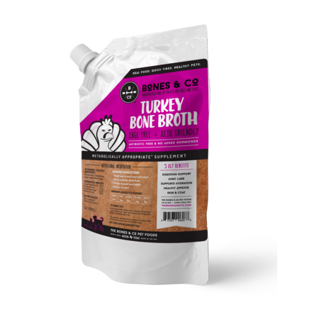Bones & Co Dog Topper Frozen Bone Broth Turkey 16 oz