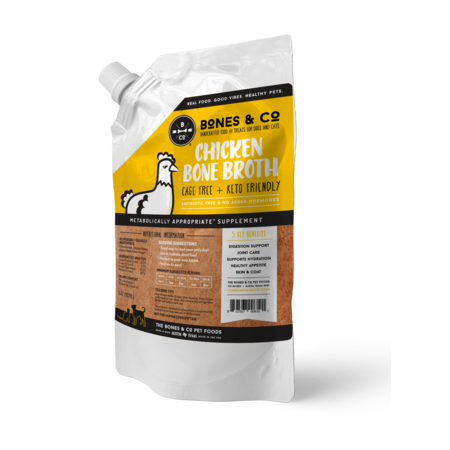 Bones & Co Dog Topper Frozen Bone Broth Chicken 16 oz