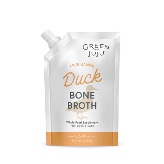 Green Juju Dog/Cat Frozen Bone Broth Duck 20oz
