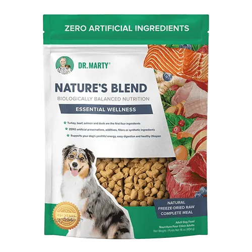 Dr. Marty Dog Food FD Nature's Blend Essential Wellness 16 oz
