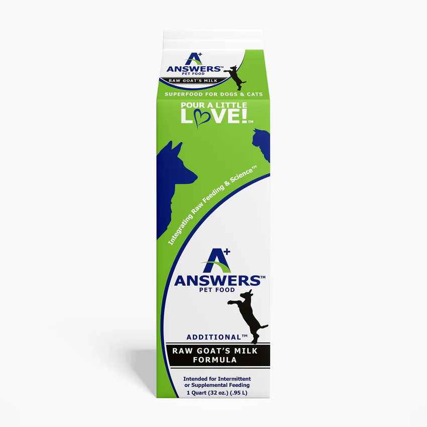 Answers Dog Topper Frozen Additional Goat's Milk 1 Quart (32oz)