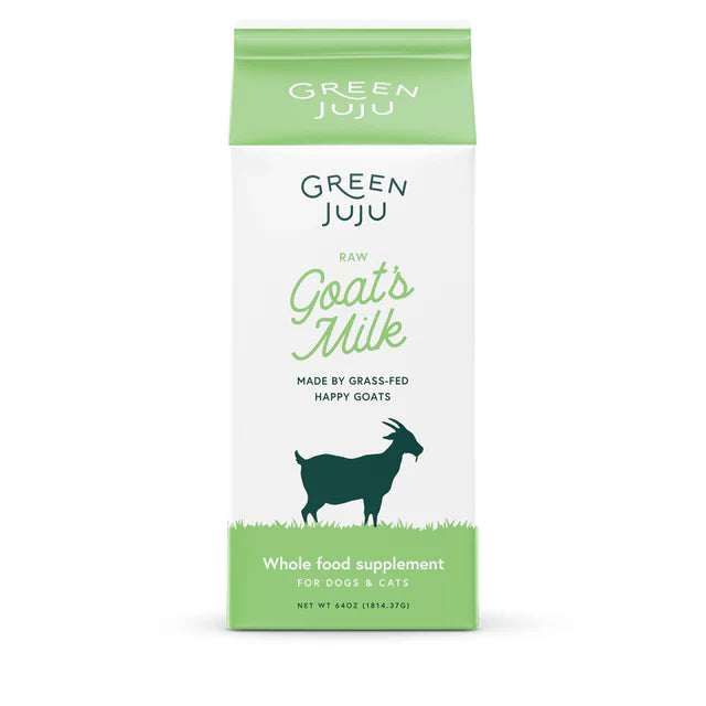 Green Juju Dog Topper Frozen Raw Goat's Milk 32oz