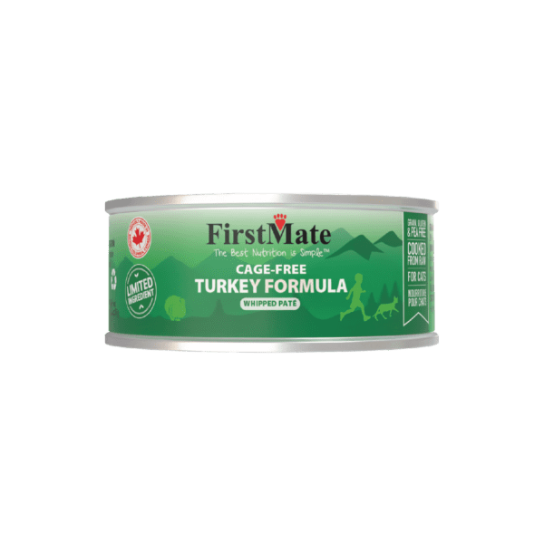 FirstMate Cat Can GF LID Cage Free Turkey 3.2 oz