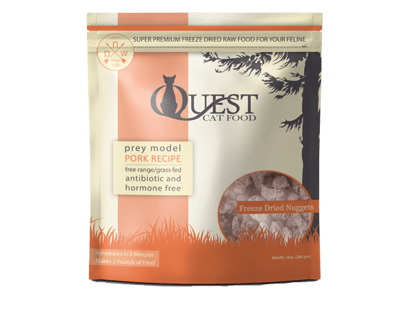 Steve's Cat Food FD Quest Nuggets Pork 10 oz