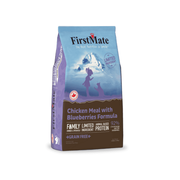 FirstMate Cat Dry GF LID Chicken w/Blueberries 10#