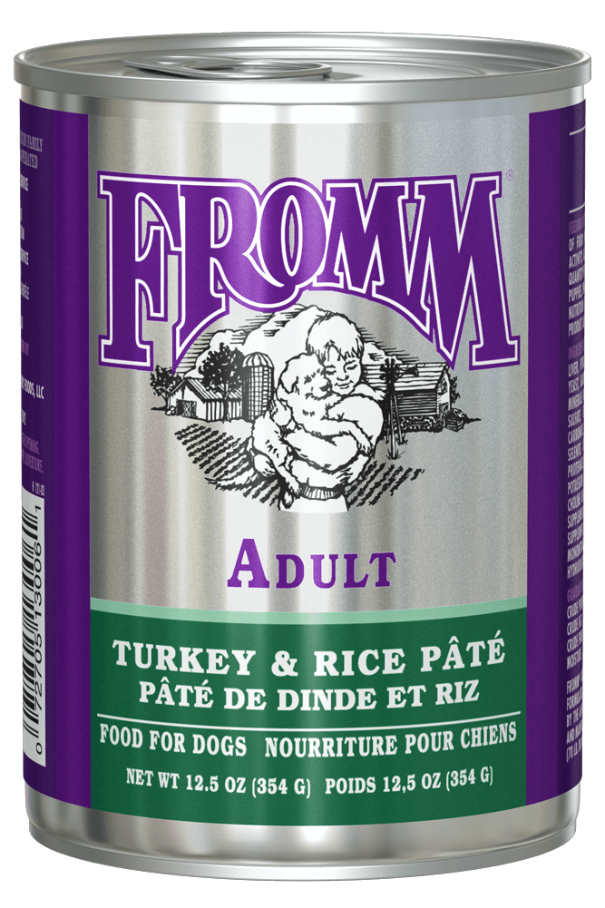 Fromm Dog Can Classic Pate' Turkey & Rice 12.5 oz