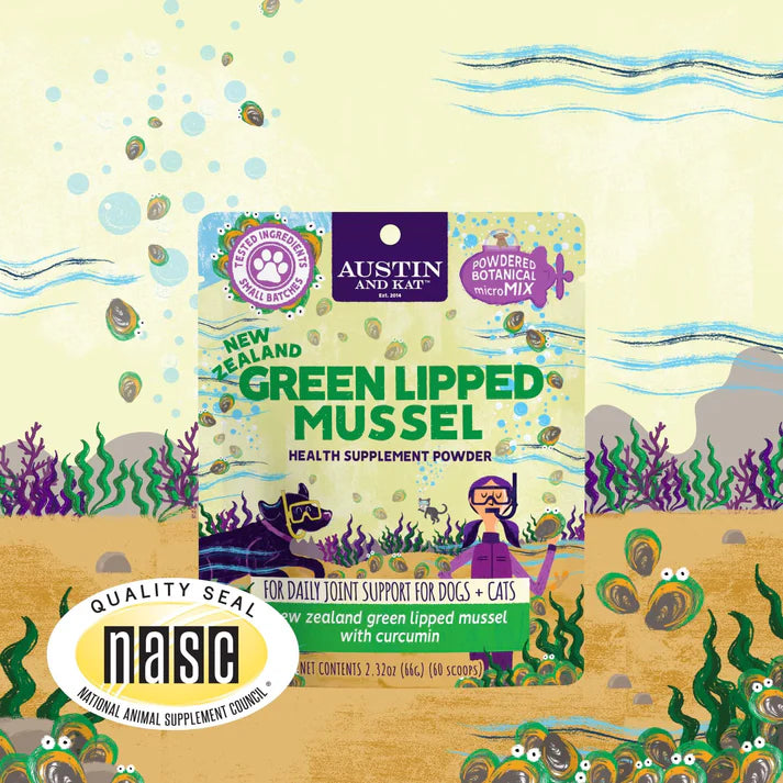 Austin & Kat Green Lipped Mussel Mobility Topper 66G