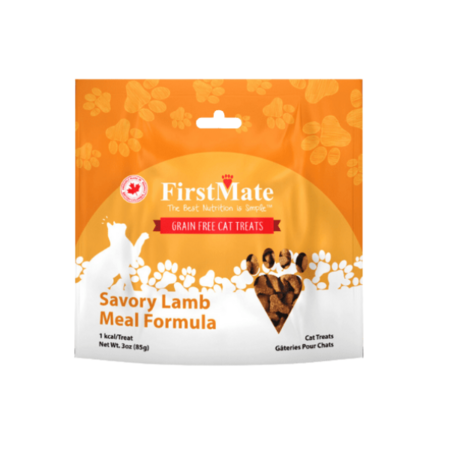 FirstMate Cat GF LID Treat Savory Lamb 3 oz