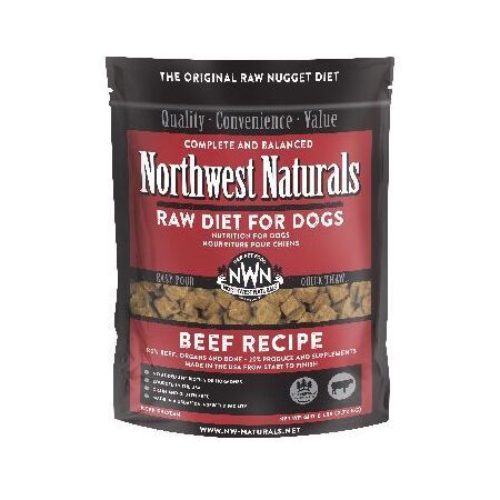 NWN Dog Food Frzn Nuggets Beef 6#