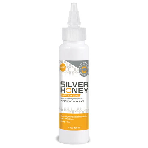 Absorbine Silver Honey Animal Health Rapid Ear Care Rinse 4 oz