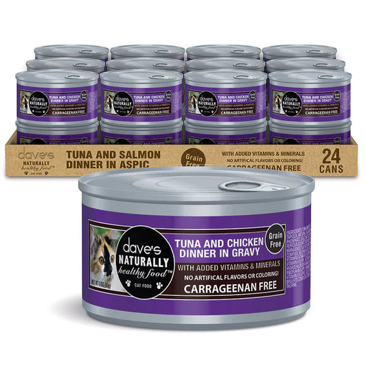 Dave's Cat Can Naturally Healthy Can Tuna & Chicken 3 oz
