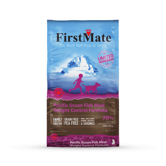 FirstMate Dog Dry GF LID Pacific Ocean Fish Senior/Weight Control 14.5#