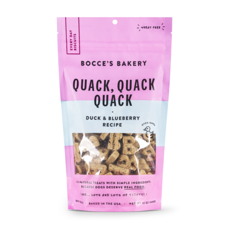 Bocce's Dog Treat Everyday Biscuit Quack Quack Quack 5 oz