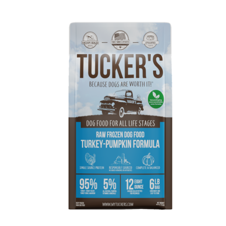 Tucker's Dog Frozen Turkey & Pumpkin 6#