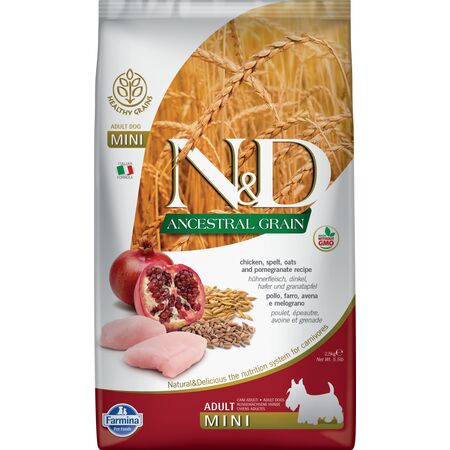 Farmina Dog Dry Ancestral Grain Chicken/Pomegranate 5.5# Mini