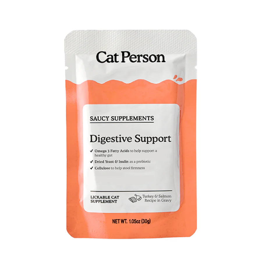 Weruva Cat Supplement Cat Person Wet Digestive Support Turkey Salmon 1.05 oz