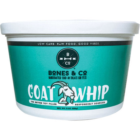 Bones/Co Frzn Goat Whip 3.5oz Tub