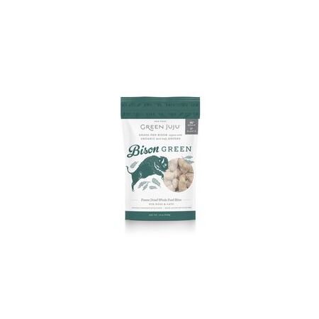 Green Juju Topper Dog/Cat FD Whole Food Bites Bison Green 2.5oz
