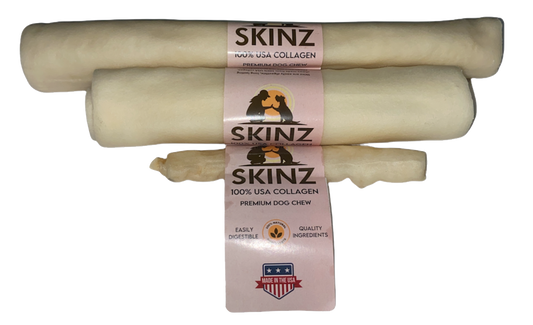Skinz Dog Chew Collagen Peanut Cigar 5"