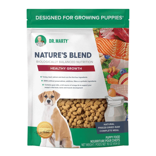 Dr. Marty Dog Food FD Nature's Blend Healthy Growth 16 oz