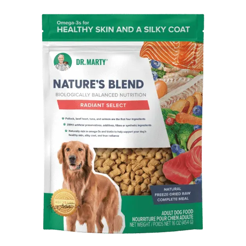 Dr. Marty Dog Food FD Nature's Blend Radiant Select 16 oz