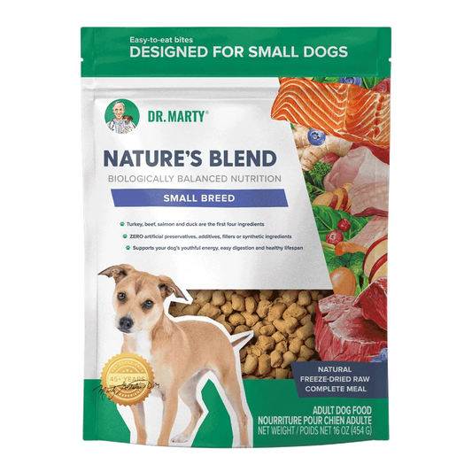 Dr. Marty Dog Food FD Nature's Blend Small Breed 16 oz