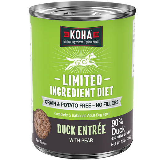 Koha Dog Can GF LID Duck Entree 13 oz