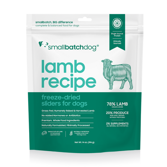 Smallbatch Dog Food FD Sliders Lamb 14 oz