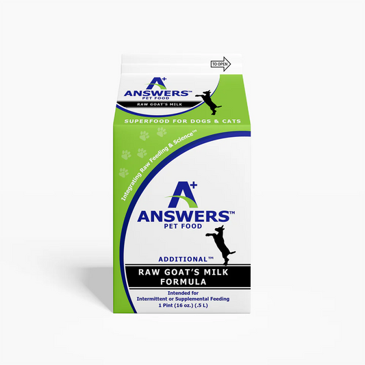 Answers Dog Topper Frozen Additional Goat's Milk 1 Pint