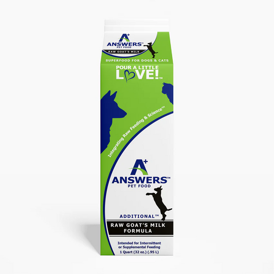 Answers Dog Topper Frozen Additional Goat's Milk 1 Quart (32oz)