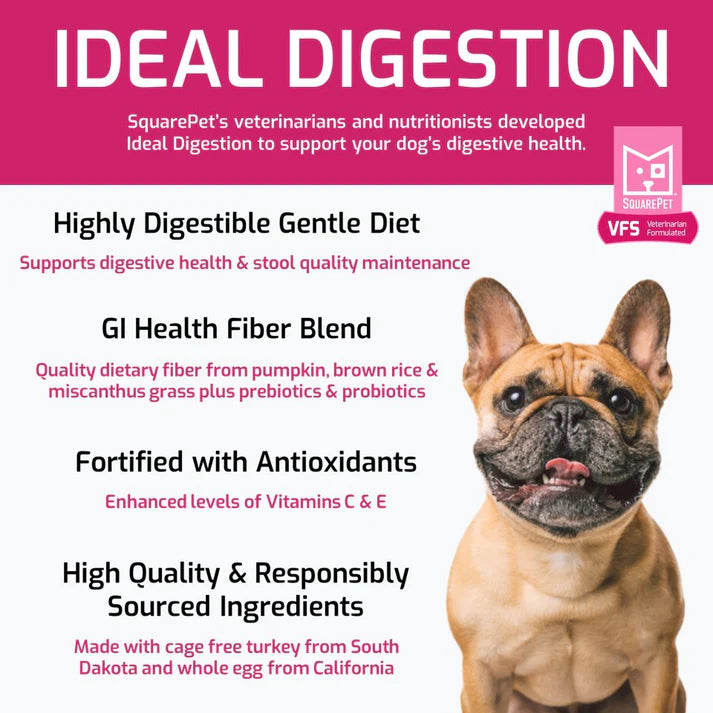 SquarePet VFS Ideal Digest Dry Dog Food, 22-lb