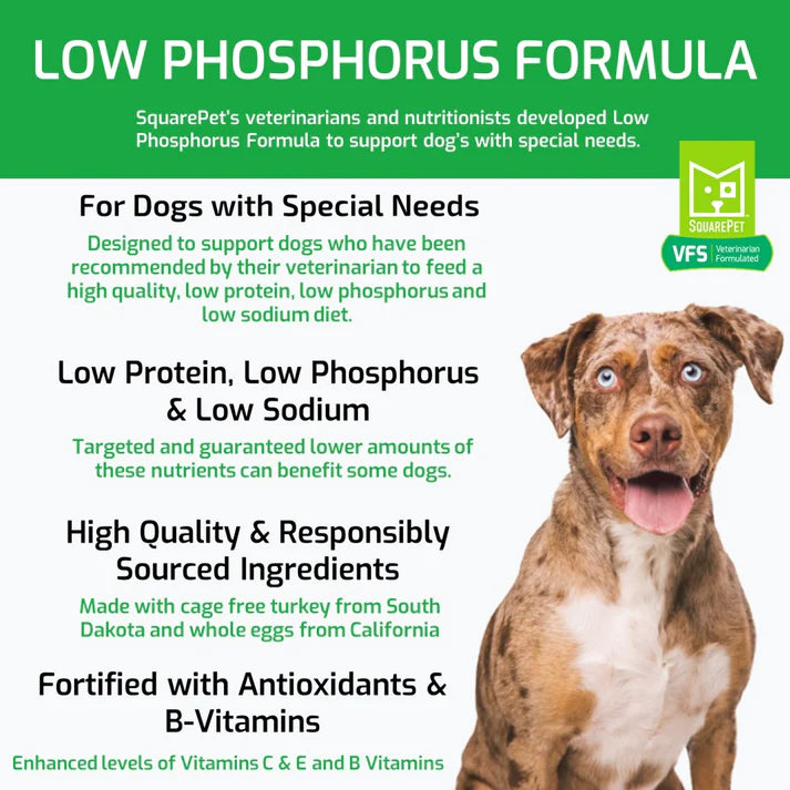 SquarePet VFS Low Phosphorus Dry Dog Food, 4.4-lb