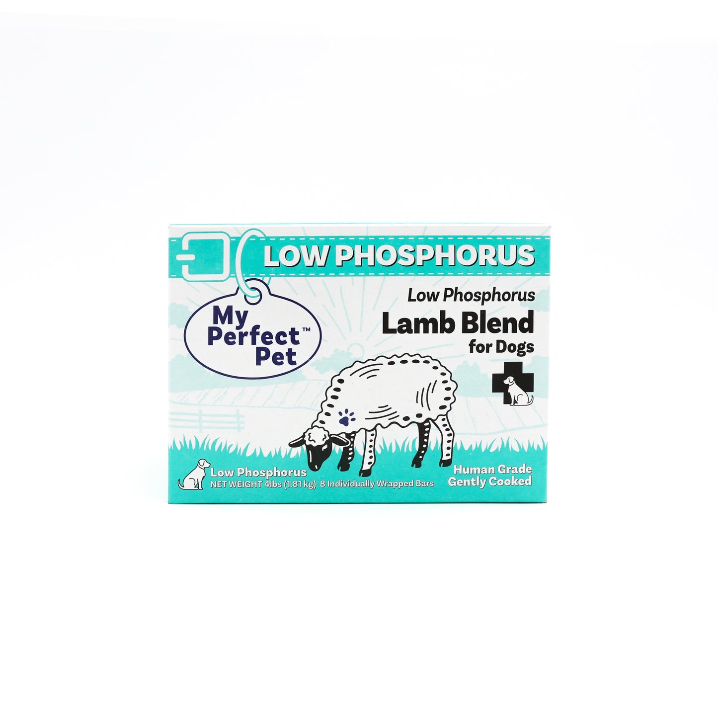 My Perfect Pet Dog Frozen Gently Cooked Low Phosphorus Lamb 15# Box