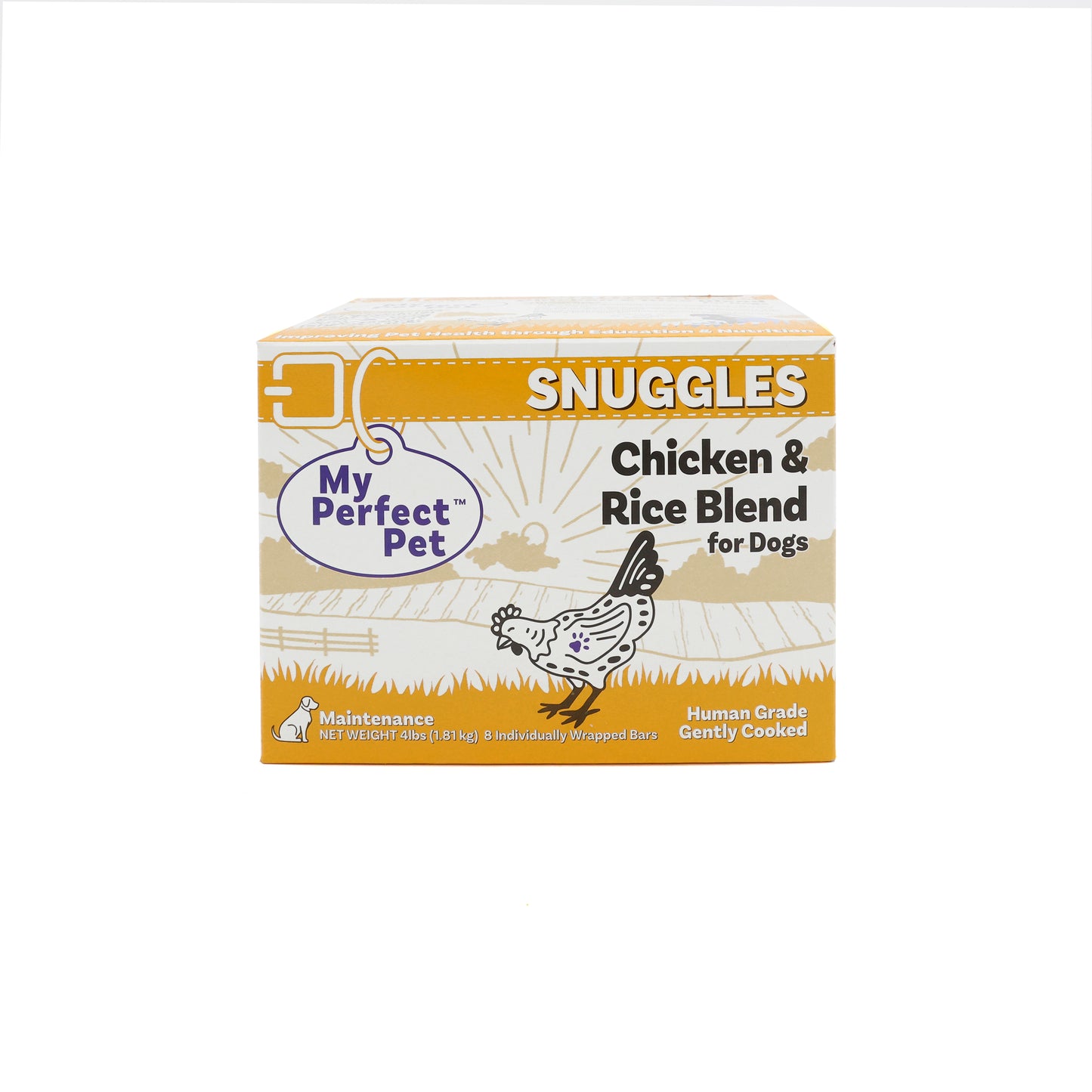 My Perfect Pet Snuggles Chicken & Rice Blend Frozen Dog Food