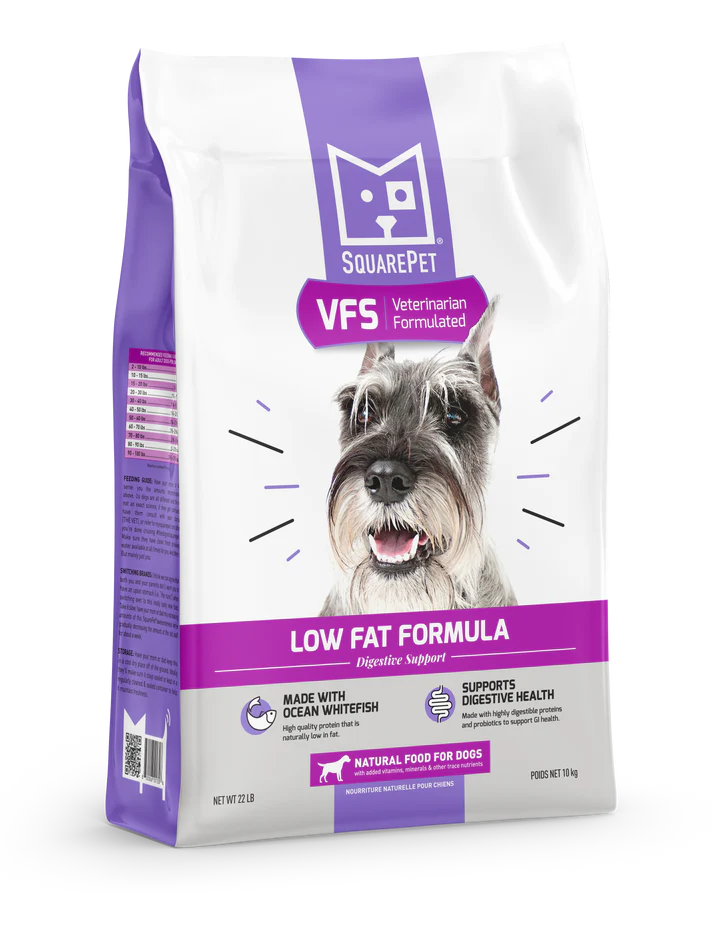 SquarePet VFS Low Fat Formula Dry Dog Food, 4.4-lb