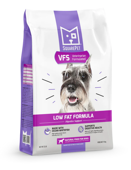 SquarePet VFS Low Fat Formula Dry Dog Food, 4.4-lb
