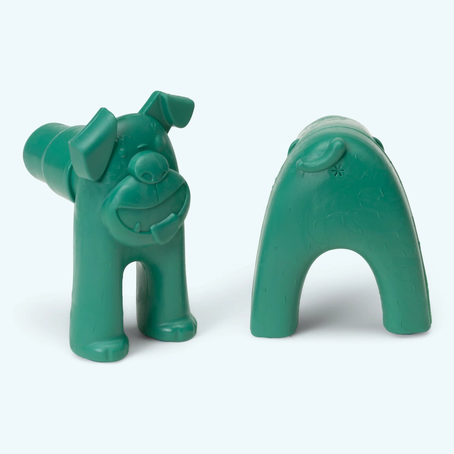 West Paw Dog Toy Toppl Stopper Green