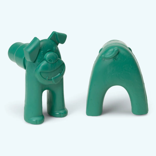 West Paw Dog Toy Toppl Stopper Green