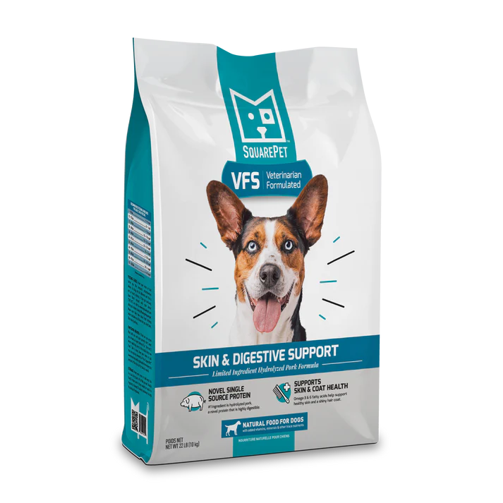 SquarePet VFS Skin & Digestive Support Formula Dry Dog Food, 4.4-lb