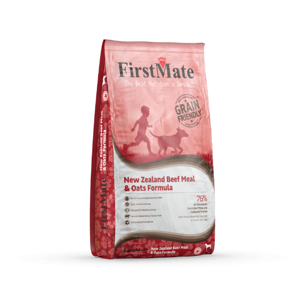 FirstMate Dog Dry Grain Friendly New Zealand Beef Meal & Oats 25#