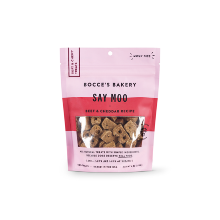 Bocce's Dog Treat Everyday Soft & Chewy Say Moooo 6 oz